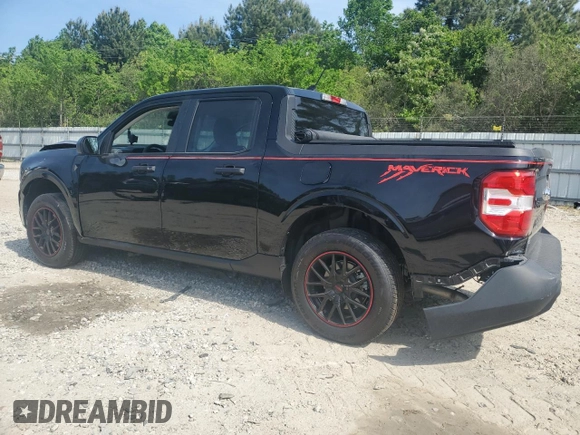 2023 Ford Maverick XL with VIN 3FTTW8F98PRA14125, listed as a Copart auction lot 55358905 with 35,489 mi miles and Salvage title. Bid and sale history available at DreamBid. Image 2.