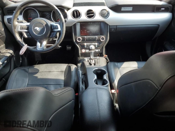 2015 Ford Mustang EcoBoost Premium with VIN 1FATP8UH2F5365272, listed as a Copart auction lot 60438825 with 77,675 mi miles and Salvage title. Bid and sale history available at DreamBid. Image 8.