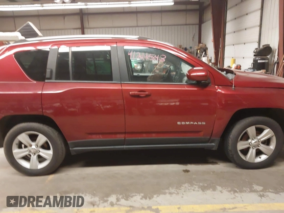 2017 Jeep Compass Latitude with VIN 1C4NJDEB5HD191178, listed as a IAAI auction lot 41211543 with 116,130 mi miles and . Bid and sale history available at DreamBid. Image 13.