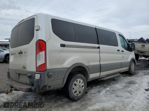 2015 Ford Transit XL with VIN 1FBZX2YM8FKA54542, listed as a Copart auction lot 46326545 with 98,306 mi miles and Salvage title. Bid and sale history available at DreamBid. Image 3.