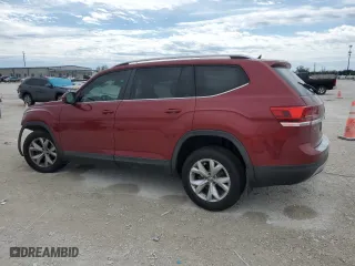 2018 Volkswagen Atlas 3.6L V6 SE with VIN 1V2CR2CA3JC587408, listed as a Copart auction lot 46297545 with 174,998 mi miles and Non Repairable. Bid and sale history available at carsss.com. Image 2.
