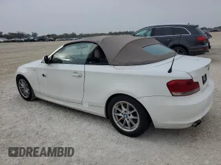 2011 BMW 1 Series 128i with VIN WBAUN1C50BVH83228, listed as a Copart auction lot 79295394 with 0 mi miles and Salvage Title. Bid and sale history available at carsss.com. Image 2.
