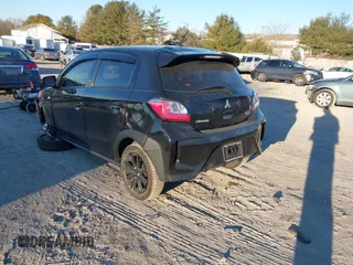 2023 Mitsubishi Mirage Black Edition with VIN ML32AWHJ5PH005103, listed as a IAAI auction lot 41316661 with 26,892 mi miles and . Bid and sale history available at DreamBid. Image 3.
