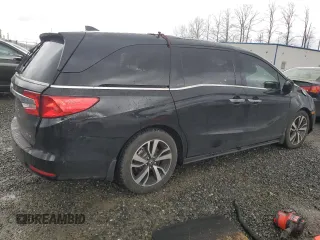 2020 Honda Odyssey Elite with VIN 5FNRL6H99LB069683, listed as a Copart auction lot 47960495 with Not Provided miles and Salvage Title. Bid and sale history available at DreamBid. Image 3.
