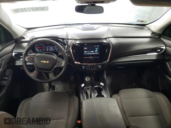 2018 Chevrolet Traverse LS with VIN 1GNEVFKW9JJ153393, listed as a Copart auction lot 50827385 with 73,182 mi miles and Salvage Title. Bid and sale history available at carsss.com. Image 8.