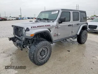 2018 Jeep Wrangler Unlimited Rubicon with VIN 1C4HJXFG0JW123826, listed as a Copart auction lot 50259345 with Not provided miles and Clean title. Bid and sale history available at DreamBid. Image 1.