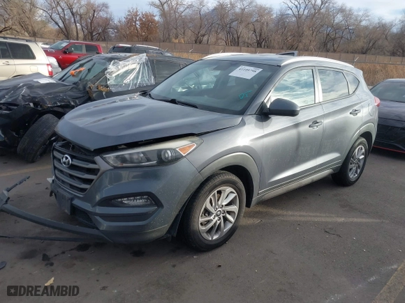 2016 Hyundai Tucson SE with VIN KM8J3CA47GU128085, listed as a IAAI auction lot 41109798 with 156,861 mi miles. Bid and sale history available at carsss.com. Image 20.
