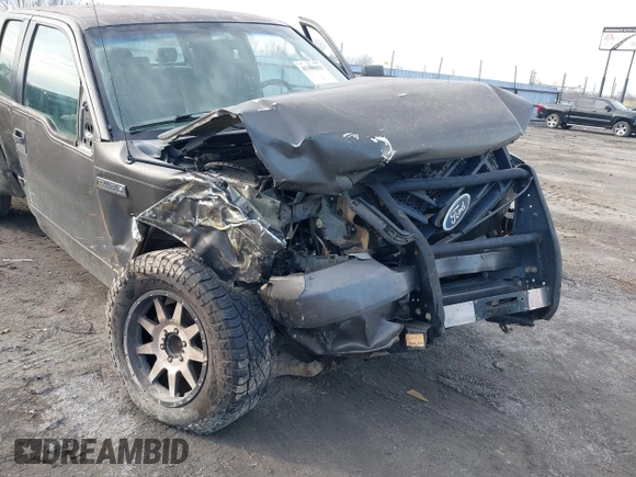 2005 Ford F-150 STX with VIN 1FTRX14W05FB27858, listed as a IAAI auction lot 41300421 with 225,035 mi miles. Bid and sale history available at carsss.com. Image 6.