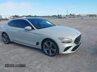 2024 Genesis G70 Sport Advanced с VIN KMTG54SE7RU141266, выставлен на аукционе IAAI как лот 42014034 с пробегом 12 115 миль миль и . История ставок и продаж доступна на DreamBid. Изображение 1.