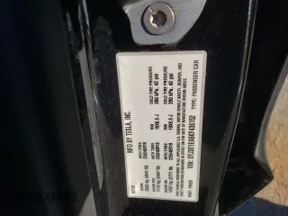 2019 Tesla Model 3 Mid Range with VIN 5YJ3E1EA6KF436152, listed as a Copart auction lot 50399265 with 62,676 mi miles and Salvage Title. Bid and sale history available at DreamBid. Image 14.