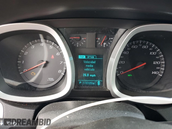 2015 Chevrolet Equinox LS with VIN 2GNFLEEK7F6252988, listed as a Copart auction lot 54527555 with 173,129 mi miles and Clean Title. Bid and sale history available at carsss.com. Image 9.