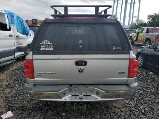 2006 Dodge Dakota SLT with VIN 1D7HW48N36S522858, listed as a Copart auction lot 66431064 with 197,028 mi miles and Salvage Title. Bid and sale history available at carsss.com. Image 6.