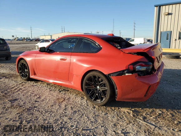 2024 BMW M2 with VIN 3MF13DM04R8E82758, listed as a Copart auction lot 84974884 with 5,940 mi miles and Salvage Title. Bid and sale history available at carsss.com. Image 2.