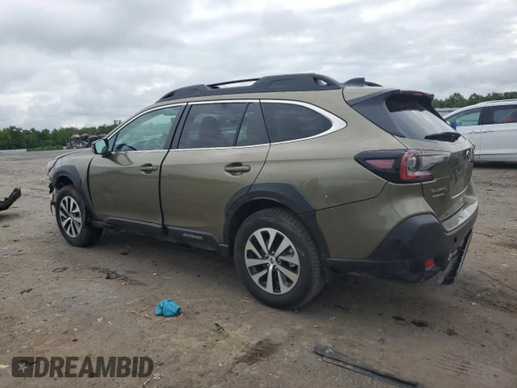 2025 Subaru Outback Premium with VIN 4S4BTADC9S3177573, listed as a Copart auction lot 57446915 with 3,005 mi miles and Salvage title. Bid and sale history available at DreamBid. Image 2.