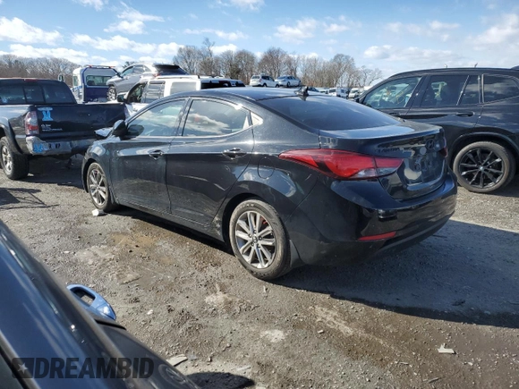 2015 Hyundai Elantra SE with VIN 5NPDH4AE9FH626671, listed as a Copart auction lot 45170355 with 120,369 mi miles and Clean Title. Bid and sale history available at DreamBid. Image 2.