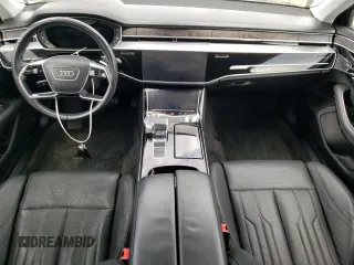 2021 Audi A8 with VIN WAU8EAF82MN033093, listed as a Copart auction lot 67244024 with 37,376 mi miles and Salvage Title. Bid and sale history available at carsss.com. Image 8.