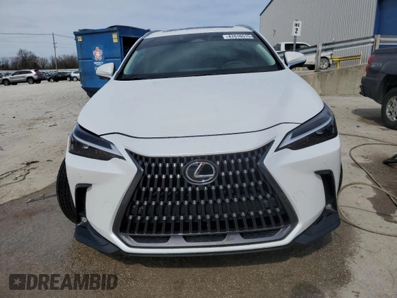 2025 Lexus NX 350h Premium z VIN 2T2GKCEZ1SC048421, wystawiony jako Copart lot #47616515 z przebiegiem 1 323 mil mil oraz Szkoda całkowita • Salvage title. Historia ofert i sprzedaży dostępna na DreamBid. Obrazek 5.