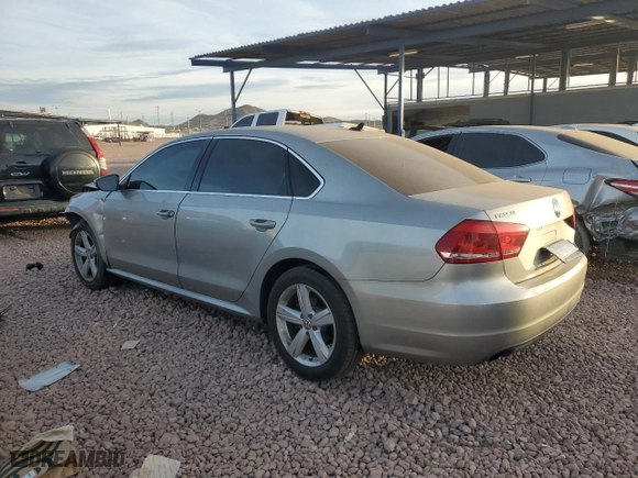 2012 Volkswagen Passat SE with VIN 1VWBH7A38CC092395, listed as a Copart auction lot 87015864 with 176,150 mi miles and Salvage Title. Bid and sale history available at carsss.com. Image 2.