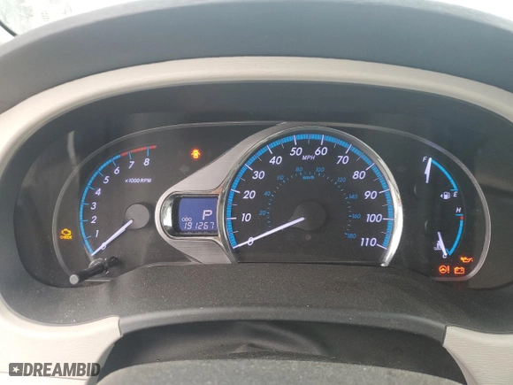 2013 Toyota Sienna XLE AAS with VIN 5TDYK3DC4DS295738, listed as a Copart auction lot 52893865 with 191,267 mi miles and Salvage Title. Bid and sale history available at carsss.com. Image 9.