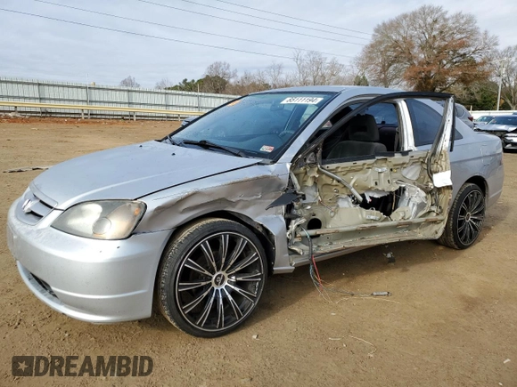 2003 Honda Civic LX with VIN 1HGEM21503L068299, listed as a Copart auction lot 85111194 with 214,133 mi miles and Salvage Title. Bid and sale history available at DreamBid. Image 1.