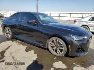 2024 BMW 2 Series M240i xDrive with VIN 3MW53CM09R8E12104, listed as a Copart auction lot 73039784 with 10,543 mi miles and Salvage Title. Bid and sale history available at carsss.com. Image 4.