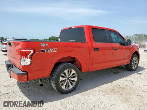 2017 Ford F-150 XL with VIN 1FTEW1CP5HKE11218, listed as a Copart auction lot 56834715 with 91,278 mi miles and Clean title. Bid and sale history available at DreamBid. Image 3.