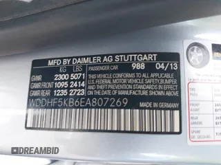 2014 Mercedes-Benz E 350 Sport с VIN WDDHF5KB6EA807269, выставлен на аукционе IAAI как лот 42509036 с пробегом 120 451 миль миль и . История ставок и продаж доступна на DreamBid. Изображение 9.