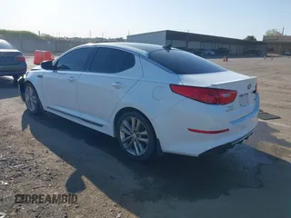 2015 Kia Optima SXL Turbo with VIN 5XXGR4A6XFG412013, listed as a IAAI auction lot 41960226 with 143,745 mi miles and . Bid and sale history available at DreamBid. Image 3.