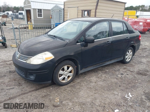 2007 Nissan Versa 1.8 SL with VIN 3N1BC11E87L420766, listed as a IAAI auction lot 41536424 with 93,567 mi miles. Bid and sale history available at carsss.com. Image 2.