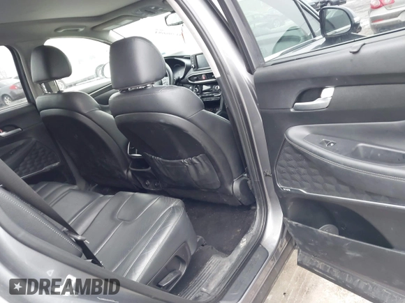 2020 Hyundai Santa Fe SEL with VIN 5NMS3CAD1LH157043, listed as a IAAI auction lot 41706684 with 55,674 mi miles. Bid and sale history available at carsss.com. Image 8.