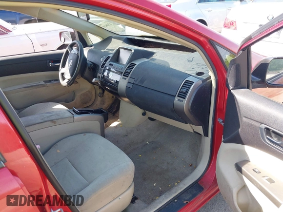 2007 Toyota Prius with VIN JTDKB20U877556365, listed as a IAAI auction lot 42108418 with 189,059 mi miles. Bid and sale history available at carsss.com. Image 5.