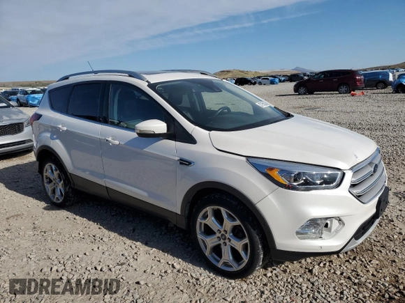 2019 Ford Escape Titanium с VIN 1FMCU9J91KUA35320, выставлен на аукционе Copart как лот 57755525 с пробегом 70 838 миль миль и На запчасти • Non repairable. История ставок и продаж доступна на DreamBid. Изображение 4.