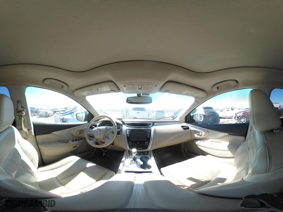 2015 Nissan Murano SL with VIN 5N1AZ2MG6FN229352, listed as a IAAI auction lot 41861129 with 136,242 mi miles. Bid and sale history available at carsss.com. Image 19.
