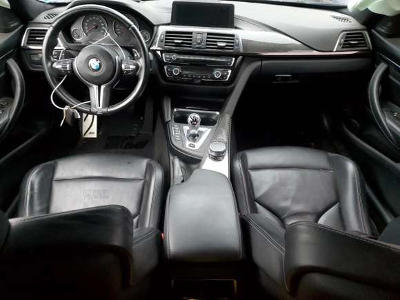 2018 BMW M4 with VIN WBS4Y9C54JAC87520, listed as a Copart auction lot 81470374 with 58,946 mi miles and Salvage Title. Bid and sale history available at carsss.com. Image 8.
