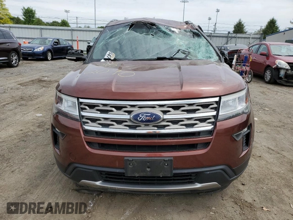 2018 Ford Explorer XLT with VIN 1FM5K8D81JGA11477, listed as a Copart auction lot 58386475 with 93,818 mi miles and Salvage title. Bid and sale history available at DreamBid. Image 5.
