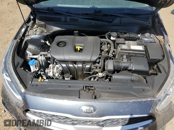 2019 Kia Forte LXS with VIN 3KPF24AD4KE076182, listed as a Copart auction lot 57182035 with 50,043 mi miles and Salvage title. Bid and sale history available at DreamBid. Image 11.