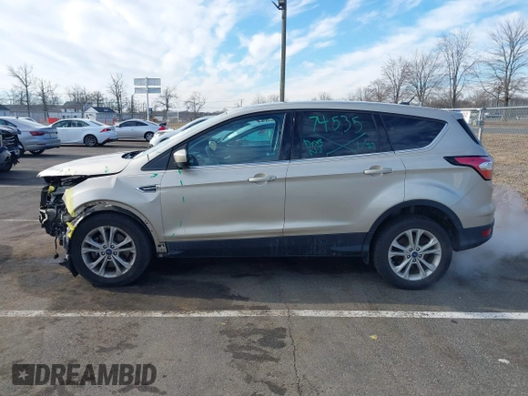 2017 Ford Escape SE with VIN 1FMCU9GD6HUD07252, listed as a IAAI auction lot 41584876 with 83,556 mi miles. Bid and sale history available at carsss.com. Image 14.