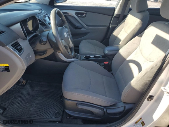 2016 Hyundai Elantra Value Edition with VIN KMHDH4AE3GU512359, listed as a Copart auction lot 88371415 with 0 mi miles and Salvage Title. Bid and sale history available at carsss.com. Image 7.