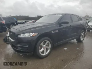 2018 Jaguar F-PACE 30t Premium with VIN SADCJ2GX4JA236479, listed as a Copart auction lot 85607154 with 81,446 mi miles and Salvage Title. Bid and sale history available at carsss.com. Image 1.