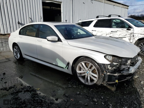 2016 BMW 7 Series 750i xDrive with VIN WBA7F2C55GG419976, listed as a Copart auction lot 80254133 with 81,519 mi miles. Bid and sale history available at carsss.com. Image 4.