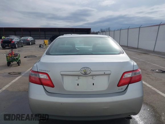 2009 Toyota Camry LE with VIN 4T1BK46K39U581157, listed as a IAAI auction lot 41827143 with 107,664 mi miles. Bid and sale history available at carsss.com. Image 17.