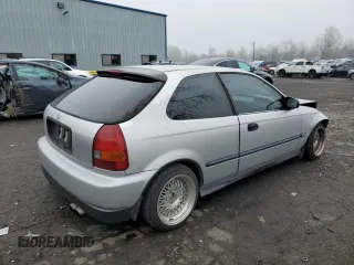 1996 Honda Civic CX with VIN 2HGEJ6320TH116805, listed as a Copart auction lot 88195595 with 308,399 mi miles and Salvage Title. Bid and sale history available at carsss.com. Image 3.