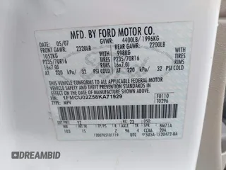 2008 Ford Escape XLS with VIN 1FMCU02Z58KA71929, listed as a IAAI auction lot 42612725 with 164,092 mi miles and . Bid and sale history available at DreamBid. Image 9.