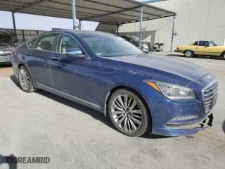 2015 Hyundai Genesis 5.0L with VIN KMHGN4JFXFU085128, listed as a Copart auction lot 51349885 with 189,475 mi miles and Salvage Title. Bid and sale history available at carsss.com. Image 4.
