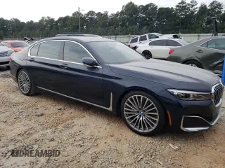2020 BMW 7 Series 740i with VIN WBA7T2C04LCD29459, listed as a Copart auction lot 69091923 with 0 mi miles. Bid and sale history available at carsss.com. Image 4.