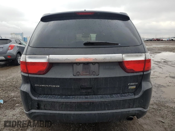 2013 Dodge Durango Crew with VIN 1C4RDHDG5DC663991, listed as a Copart auction lot 48491985 with 143,310 mi miles and Salvage Title. Bid and sale history available at carsss.com. Image 6.