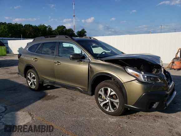 2022 Subaru Outback Limited with VIN 4S4BTANC4N3218145, listed as a Copart auction lot 57960535 with 60,523 mi miles and Salvage title. Bid and sale history available at DreamBid. Image 4.