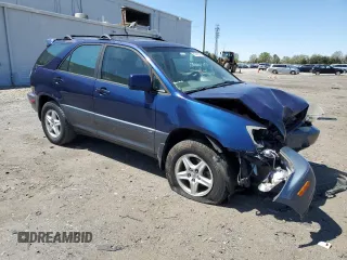2001 Lexus RX 300 with VIN JTJHF10U610197670, listed as a Copart auction lot 52378245 with 204,482 mi miles and Salvage Title. Bid and sale history available at carsss.com. Image 4.