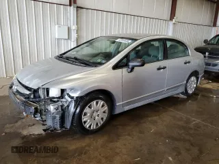 2010 Honda Civic DX-VP z VIN 2HGFA1F36AH555550, wystawiony jako Copart lot #60966685 z przebiegiem 124 533 mil mil oraz Szkoda całkowita • Salvage title. Historia ofert i sprzedaży dostępna na DreamBid. Obrazek 1.