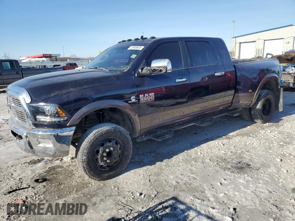 2018 Ram 3500 Laramie with VIN 3C63RRML5JG373731, listed as a Copart auction lot 41849925 with 147,461 mi miles and Salvage Title. Bid and sale history available at carsss.com. Image 1.